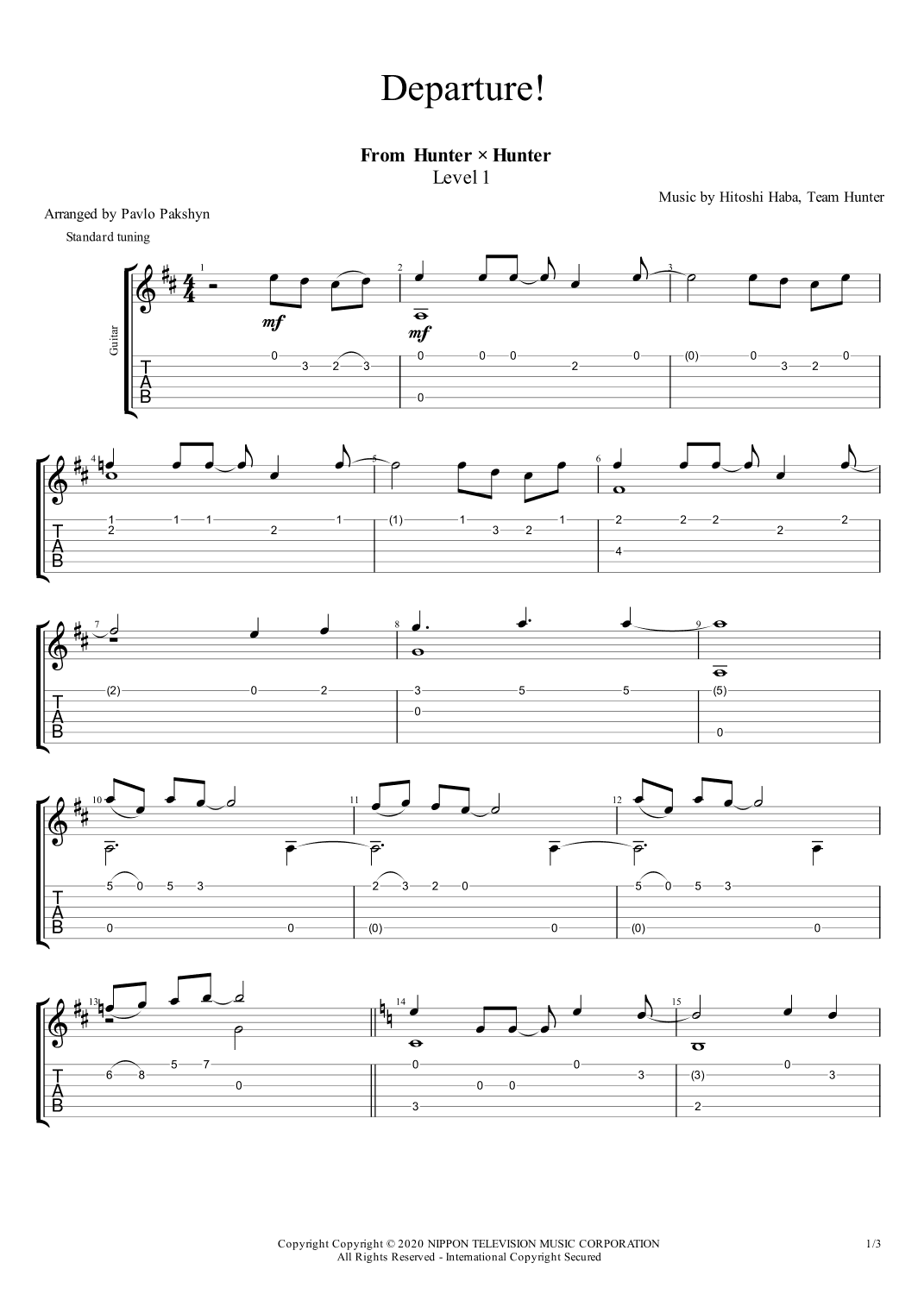 Departure! (arr. Pavlo Pakshyn)