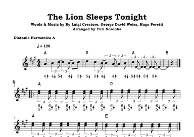 The Lion Sleeps Tonight (arr. Yuri Noronha)