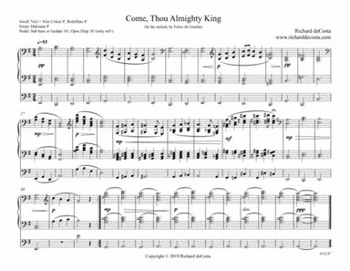 Come, Thou Almighty King (arr. Richard deCosta)