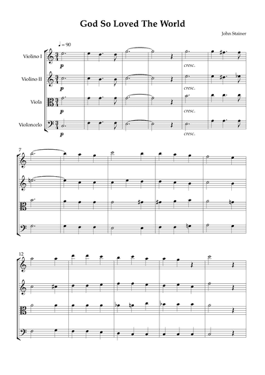 God So Loved The World (arr. Karen Gueiros)