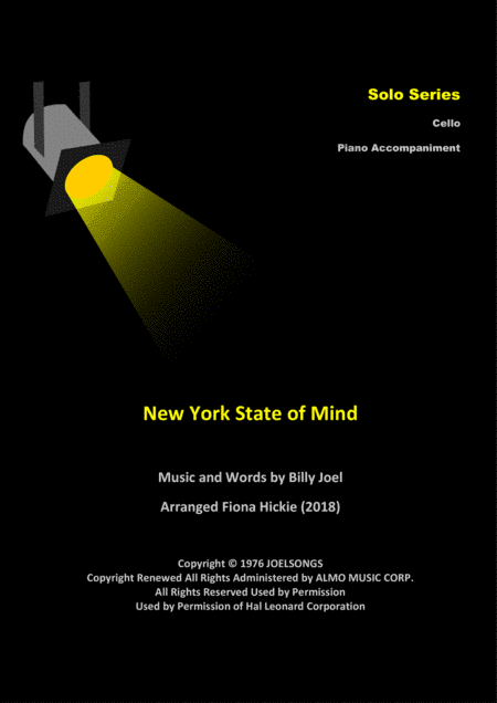 New York State Of Mind (arr. Fiona Hickie)