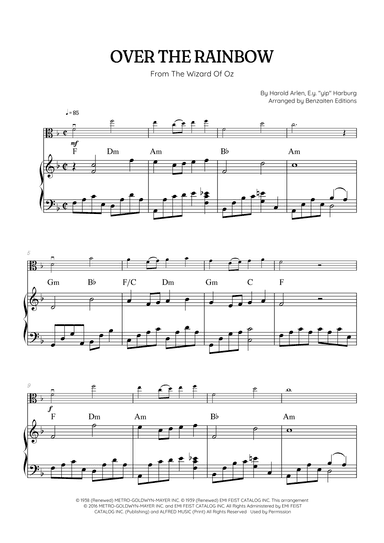 Over The Rainbow (arr. Benzaiten Editions)