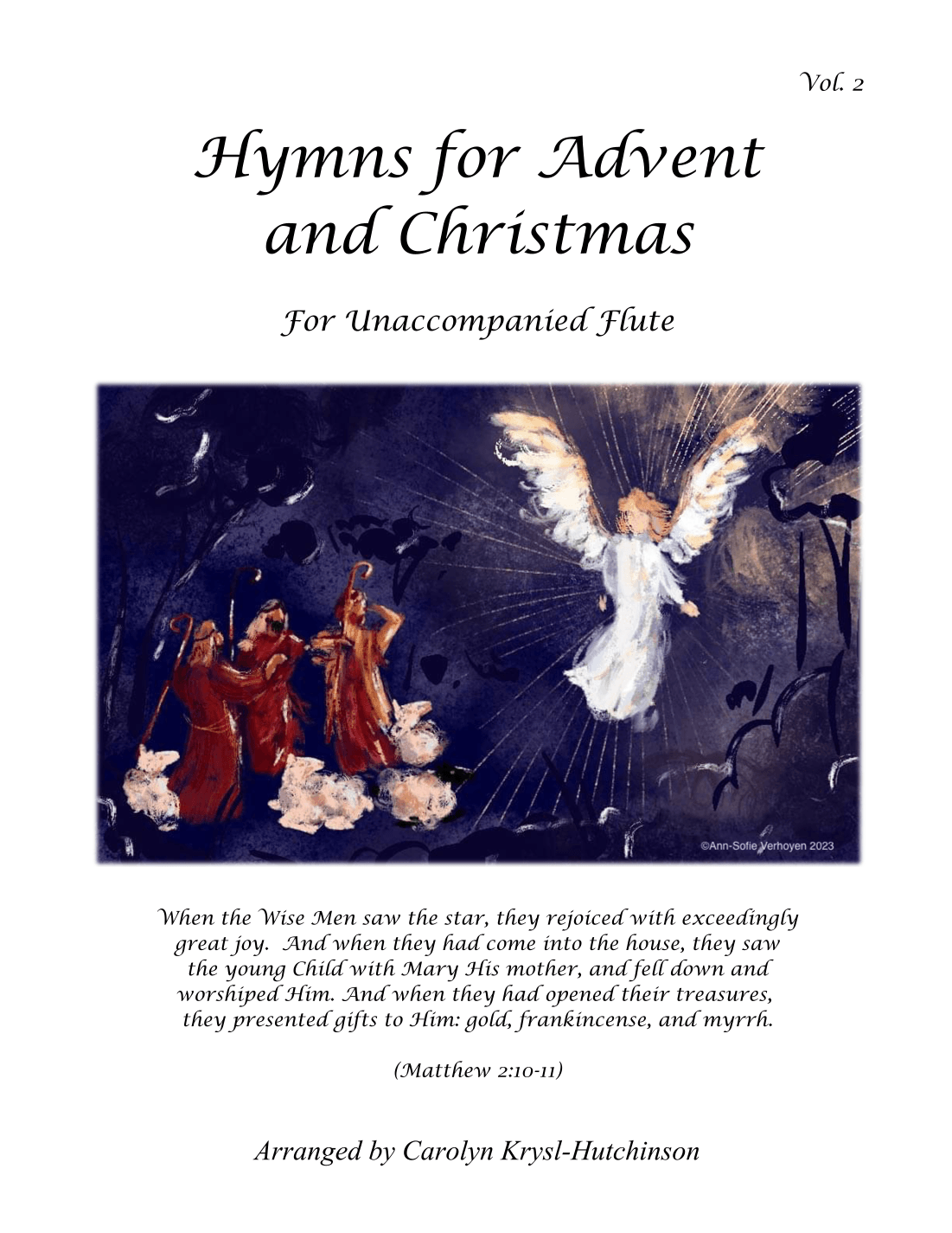 Hymns for Advent and Christmas, Volume 2 (arr. Carolyn Krysl-Hutchinson)