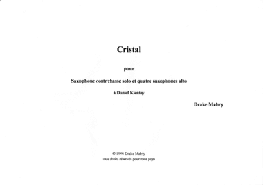 Cristal (score)