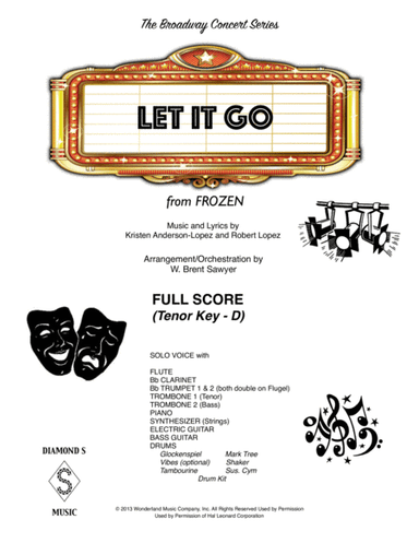 Let It Go (from Frozen) - Score Only (arr. W. Brent Sawyer)