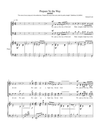 Prepare Ye the Way of the Lord (Advent Anthem)