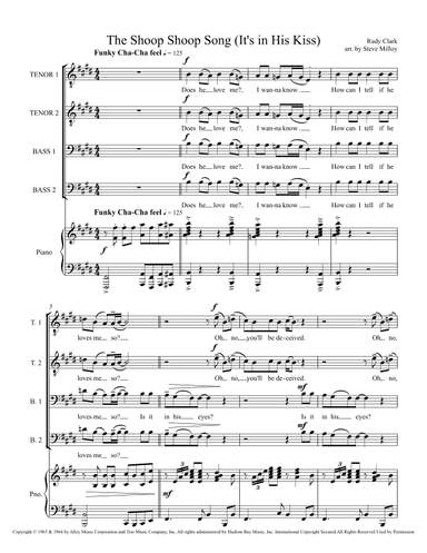 The Shoop Shoop Song (it's In His Kiss) (arr. Steve Milloy)