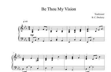 Be Thou My Vision (Solo Piano) (arr. B. C. Dockery)