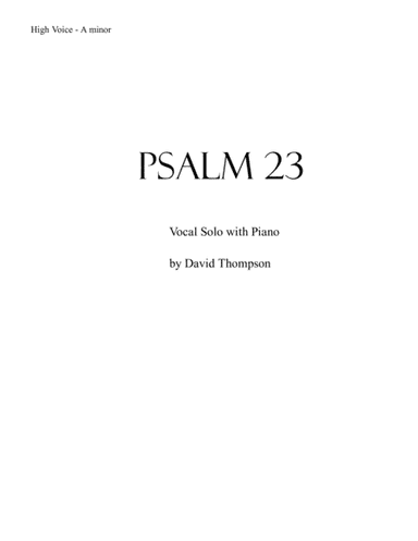 Psalm 23