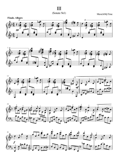Sonate ?1 (part III)