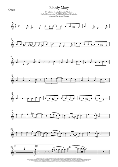 Bloody Mary (arr. Amauri Lopes)