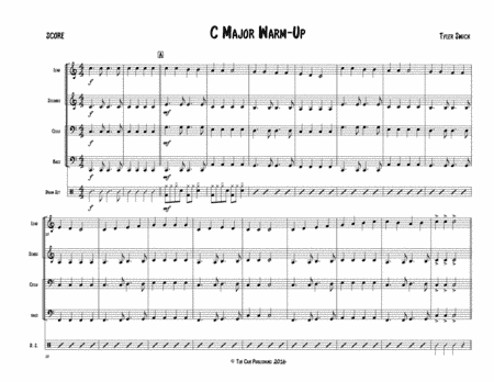 C Major Warm-Up for Steel Band
