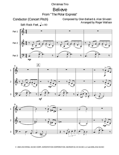The Polar Express (arr. Roger Wallace)