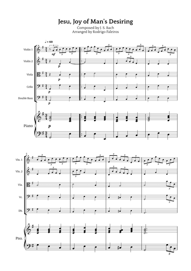 Jesu, Joy of Man's Desiring (arr. Rodrigo Faleiros)
