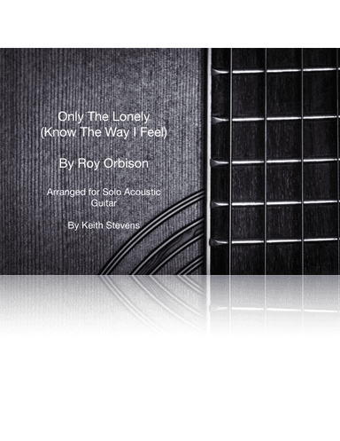 Only The Lonely (know The Way I Feel) (arr. Keith Stevens)