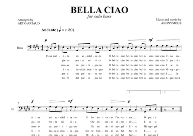 Bella Ciao (arr. Art.o Artaud)