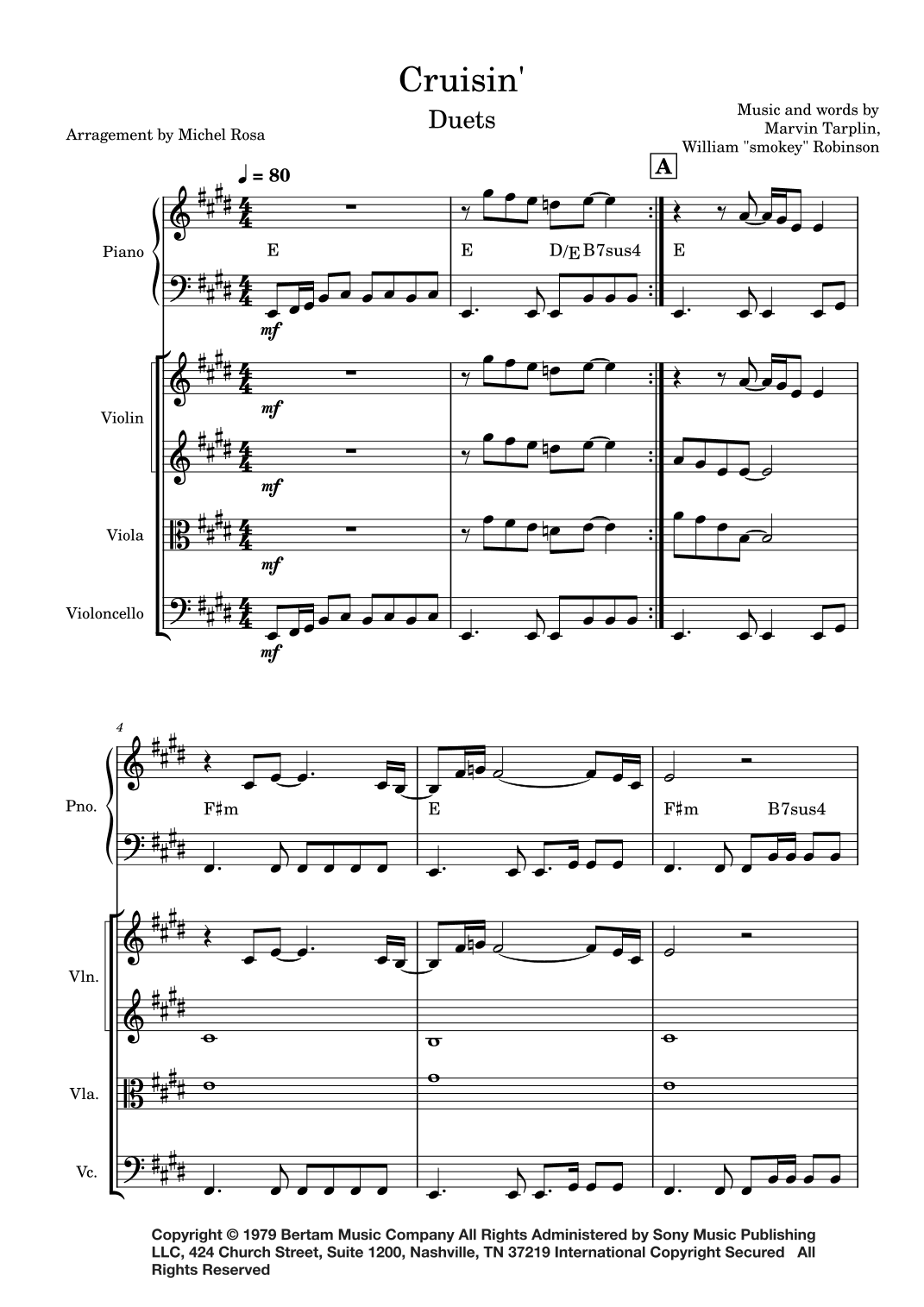 Cruisin' (arr. Harmonistas)