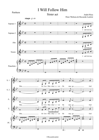I Will Follow Him (arr. Riccardo Lentini)