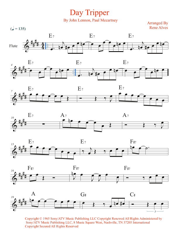 Day Tripper (arr. Rene Alves)
