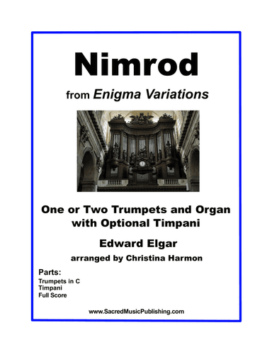 Nimrod from Enigma Variations for One or Two Trumpet and Organ with Optional Timpani (arr. Christina Harmon)