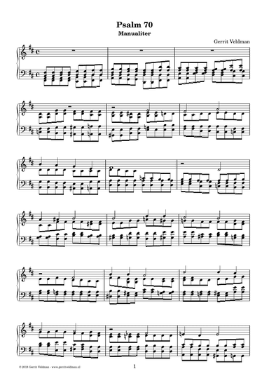 Psalm 70 (manualiter)