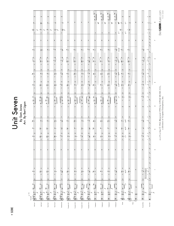 Unit 7 (arr. Bert Ligon [BertLigonMusic.com])