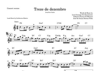 Treze De Dezembro (arr. Guilherme Ribeiro)