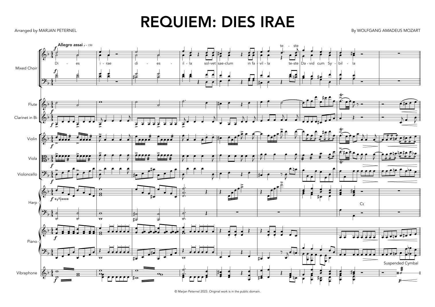 Dies Irae (arr. Marjan Peternel)