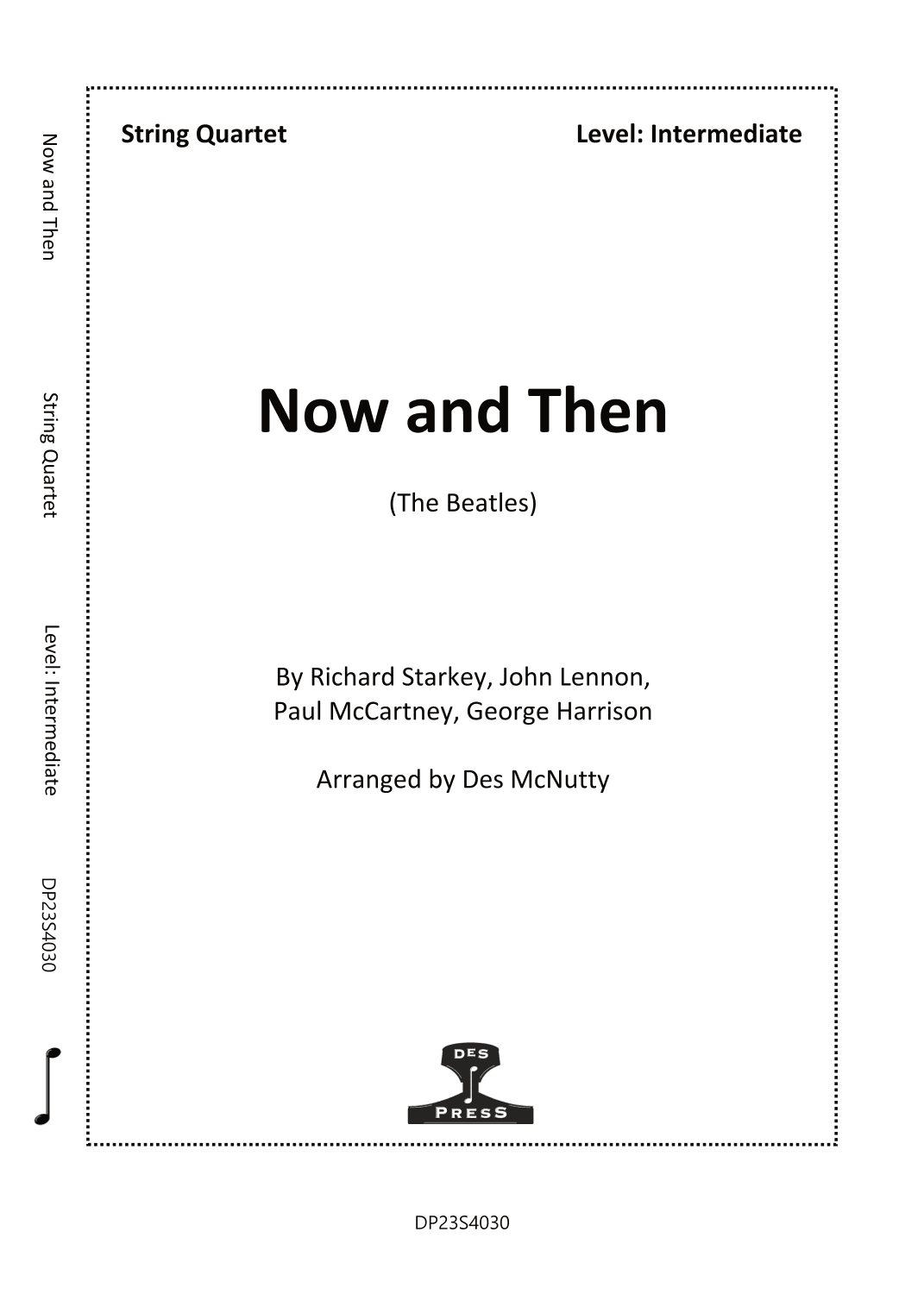 Now And Then (arr. Des McNutty)