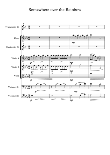 Over The Rainbow (from The Wizard Of Oz) (arr. Jay Heo)