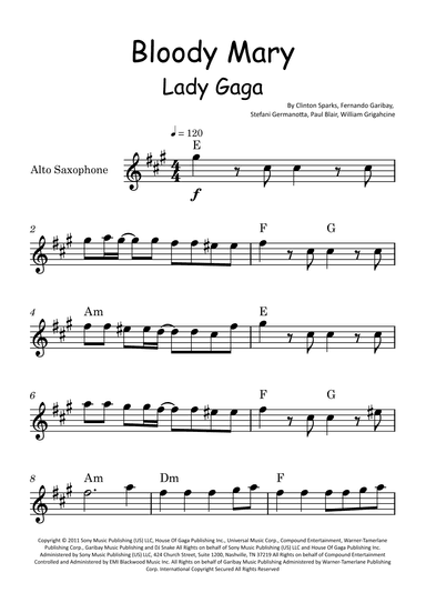 Bloody Mary (arr. Glauco Fernandes)