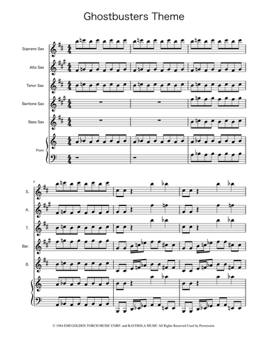 Ghostbusters (arr. Ygor Nunes)