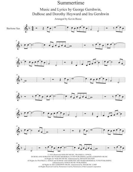 Summertime (arr. Kevin Busse)