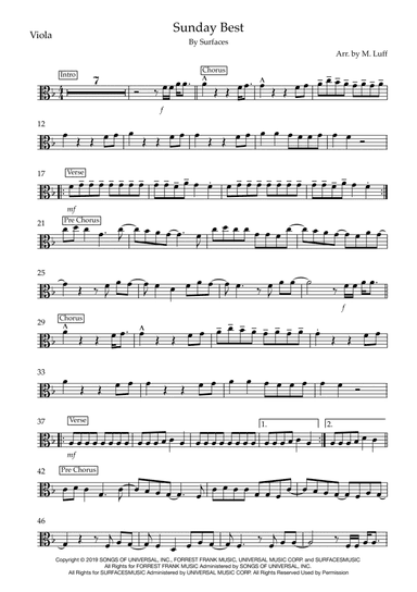 Sunday Best (arr. Matt Luff)