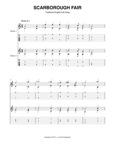 Scarborough Fair (arr. Mark Phillips)