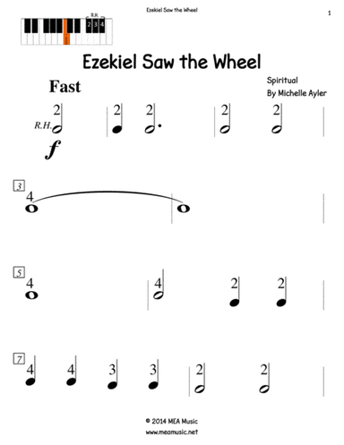 Ezekiel Saw the Wheel (arr. Michelle Ayler)