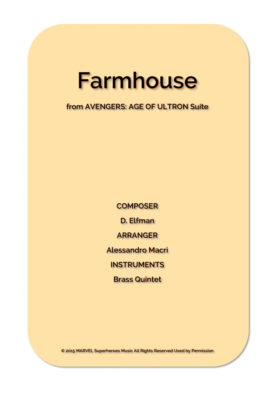 Farmhouse (arr. Alessandro Macrì)