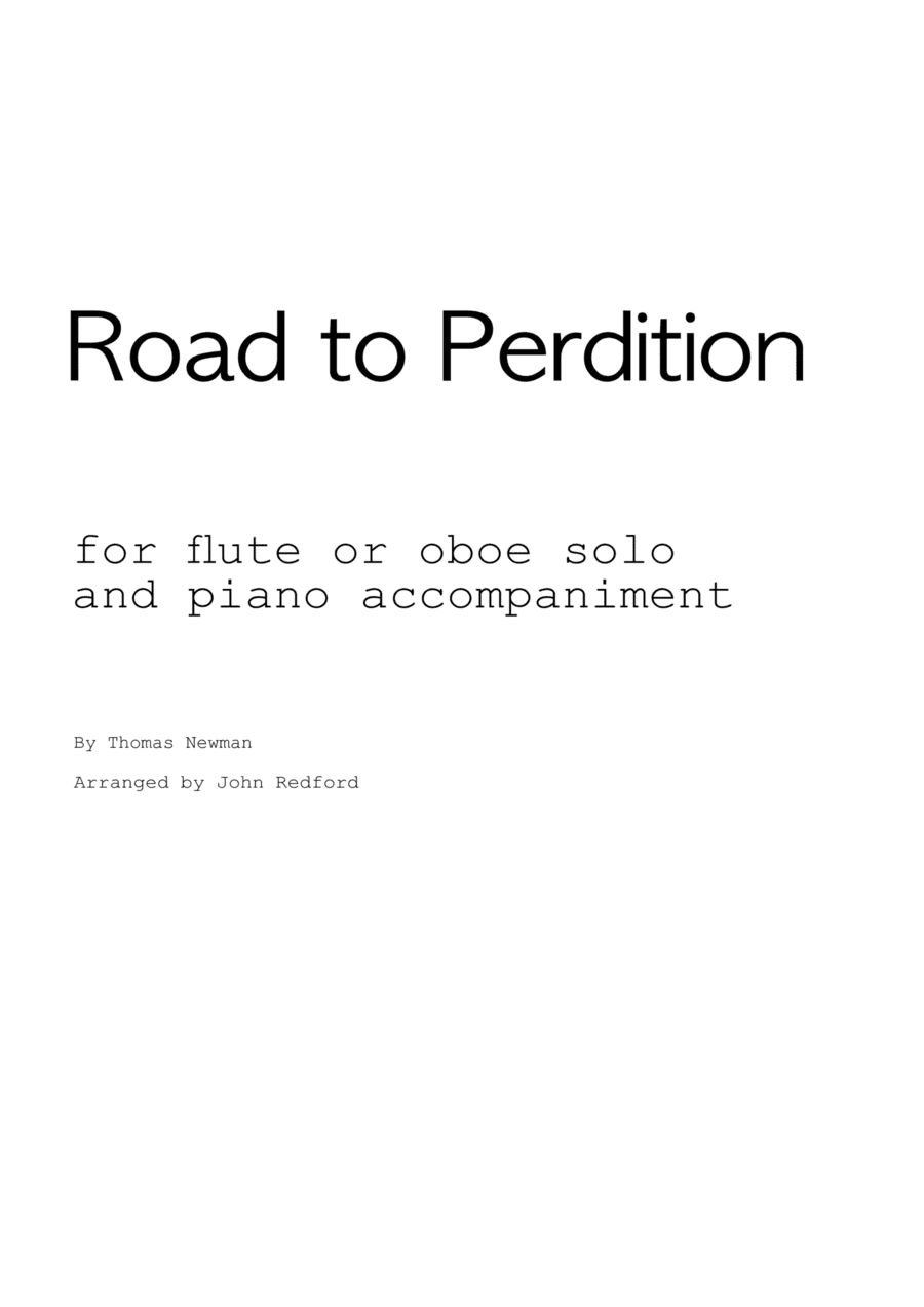 Road To Perdition (arr. John Redford)