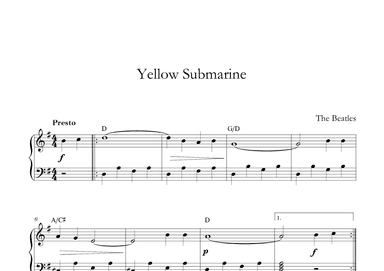 Yellow Submarine (arr. Lila)