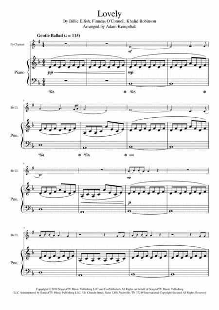Lovely (arr. Adam Kempshall)