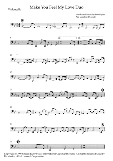 To Make You Feel My Love (arr. Caroline Pearsall)