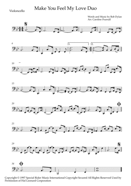 To Make You Feel My Love (arr. Caroline Pearsall)