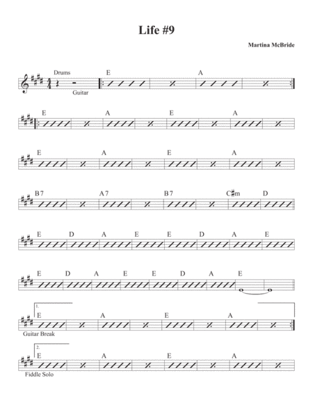 Life #9 (arr. David M Fagnant)