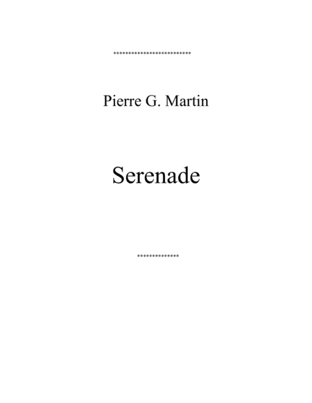 Serenade