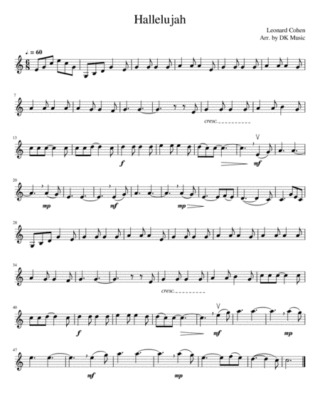 Hallelujah (arr. DK Music)