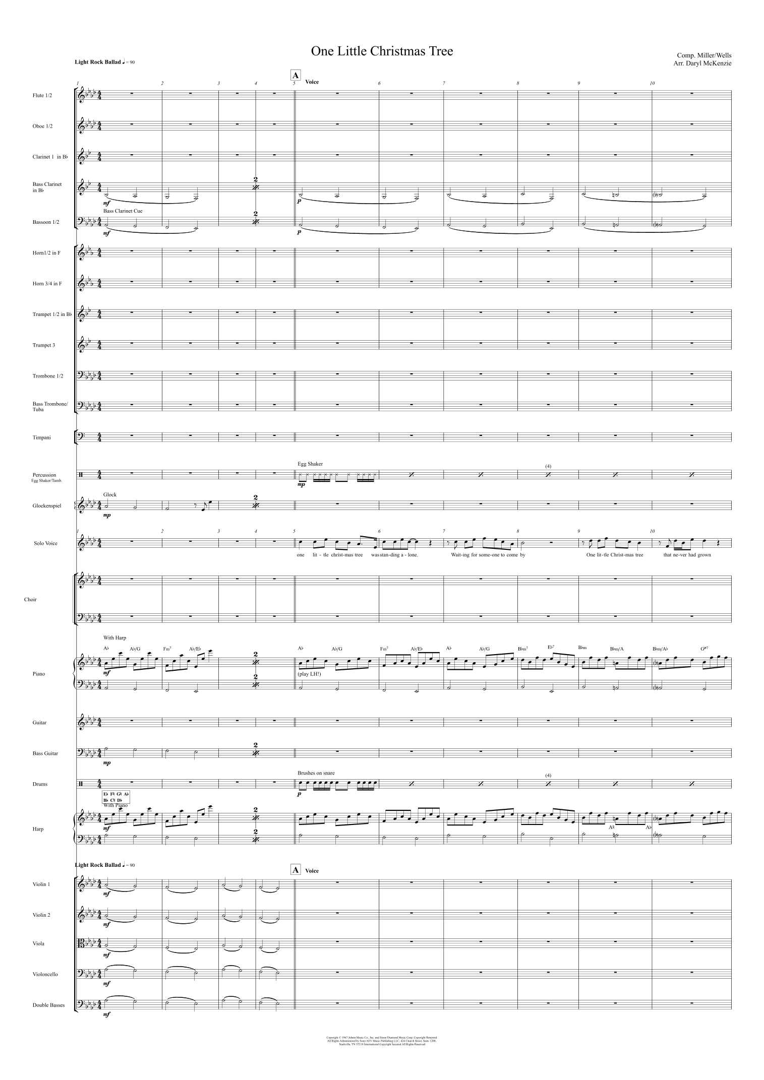 One Little Christmas Tree (arr. Daryl McKenzie)