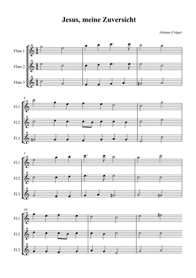 Jesus, meine Zuversicht (arr. Wesley S. SIlva)
