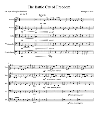 The Battle Cry of Freedom (arr. Christopher Benfield)