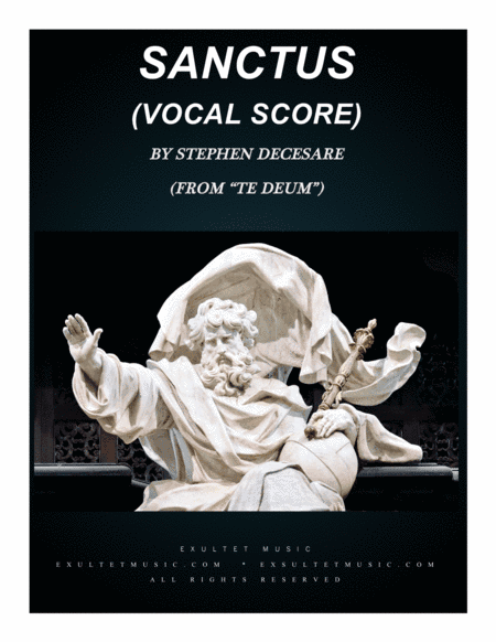 Sanctus (from "Te Deum") (Vocal Score)