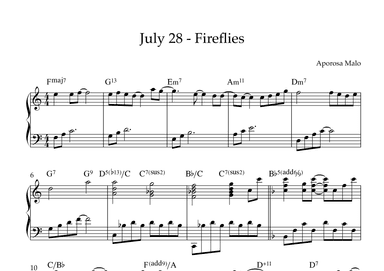 July 28 - Fireflies